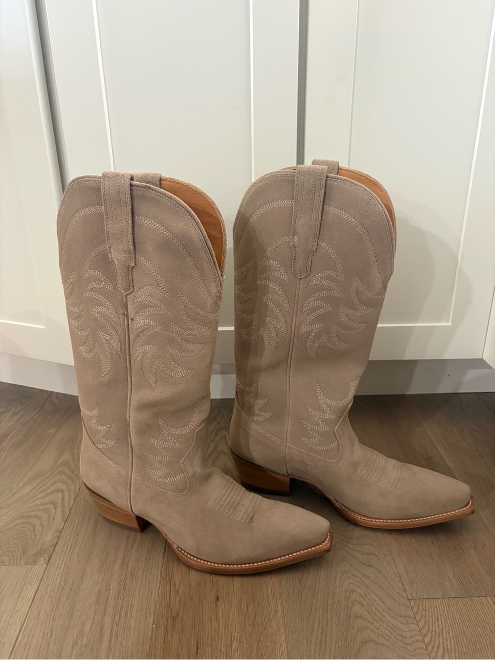 Tecovas The Annie Fawn Western Leather Boots Brown US 10.5